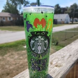 Hocus Pocus Starbucks Snowglobe tumbler